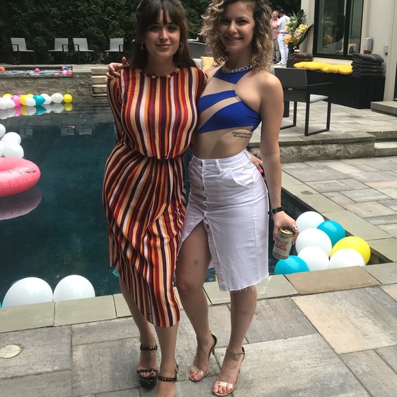 White Denim Forever 21 Skirt - Picture 4 of 4